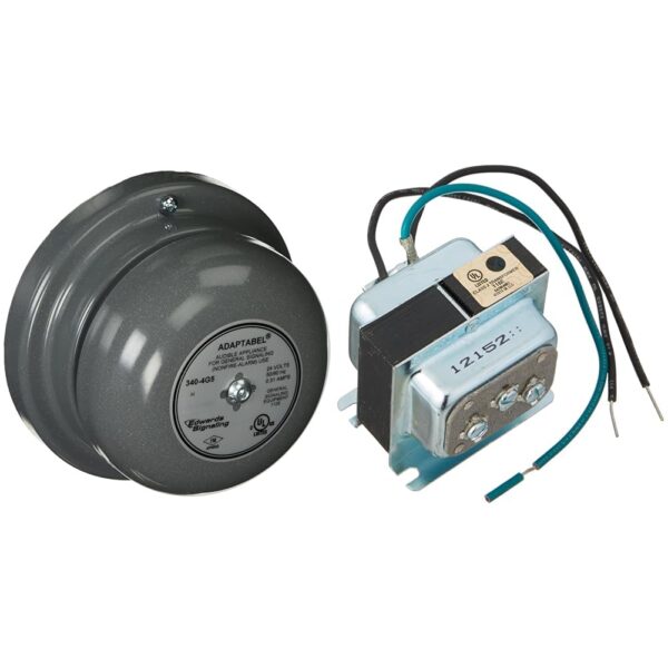 Paquete Campana y Transformador Edwards-Signaling 340-4G5 592 24VAC 120V 40W 88dB