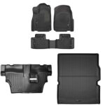 Tapetes Husky Liners Weatherbeater para Dodge Durango 2016 2024 Delantero 2da y 3ra Fila más Cargo 5 Piezas Negro