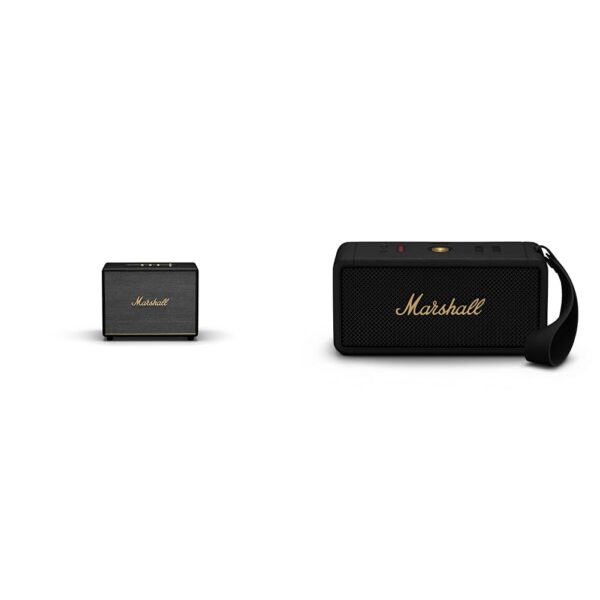 Paquete de Altavoces Bluetooth Marshall Woburn III y Middleton Negro