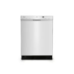 BLACK+DECKER BDW200MS - Lavavajillas empotrado de 24 pulgadas, capacidad para 12 cubiertos con cubeta de acero inoxidabl