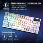 Combo Teclado y Mouse Inalámbricos ASUS ROG Azoth y ROG Keris 75 Teclas Pantalla OLED Interruptores ROG NX Storm Interca