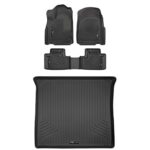 Tapetes Husky Liners Weatherbeater Jeep Grand Cherokee 2011 2015 Delantero y Segunda Fila más Cargo 4 Piezas Negro