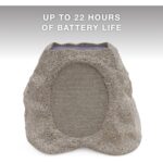 Altavoz Victrola Rock Speaker Connect VOS-600-STN Piedra Bluetooth 5.3 IP65 Carga Solar Paquete de 2