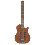 Traveler Guitar Escape Mark III - Guitarra acústica de nailon caoba, pequeña guitarra acústica de viaje con amplificador