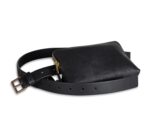 Cinturón AllSaints de piel con bolsa extraíble con cremallera talla L XL negro