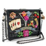 Bolso Bandolera Mary Frances Lady Luck BAG 24-137 Con Cuentas Diseño Casino