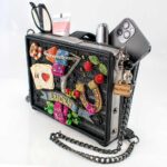 Bolso Bandolera Mary Frances Lady Luck BAG 24-137 Con Cuentas Diseño Casino