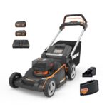 Cortacésped Inalámbrico WORX Nitro WG760 40V 21 Pulgadas Autopropulsado con Aerodeck e Intellicut 2 Baterías PowerShare