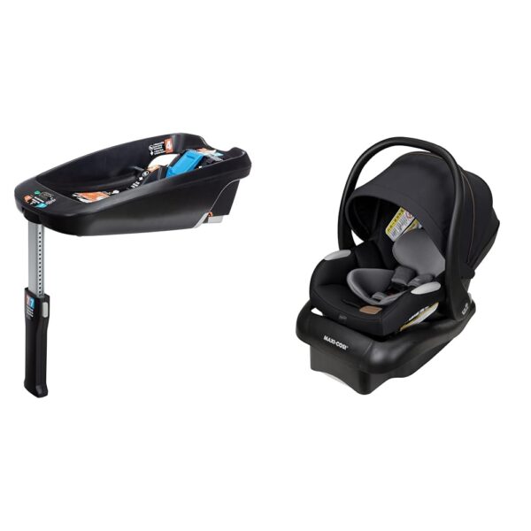 Base de Asiento de Automóvil Infantil Maxi-Cosi con Asiento Mico Luxe Midnight Glow Orientado hacia Atrás para Bebés de