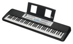 Yamaha YPT-W320 Teclado portátil con 76 teclas sensibles al tacto para principiantes con atril, adaptador de corriente