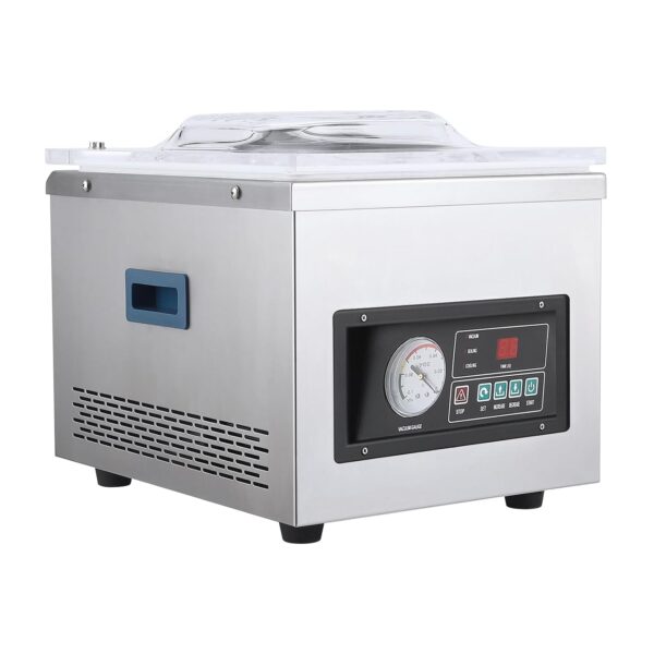 Máquina selladora al vacío de cámara, 180w-320w, Dz-260C 6.5 M³/H Tasa de bomba, controlada por microordenador, máquinas