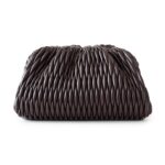 Bolso Enzo A.L.C. HHBCL00004 Cuero Vegano Ciruela Chocolate Cierre Magnético