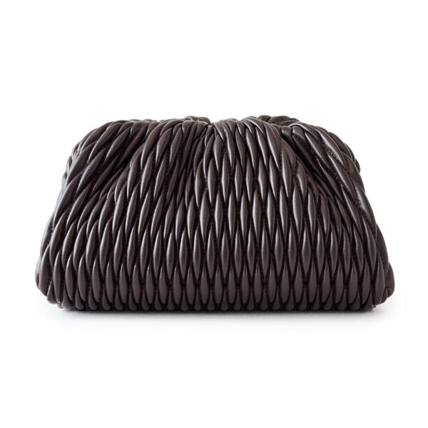 Bolso Enzo A.L.C. HHBCL00004 Cuero Vegano Ciruela Chocolate Cierre Magnético