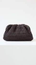Bolso Enzo A.L.C. HHBCL00004 Cuero Vegano Ciruela Chocolate Cierre Magnético