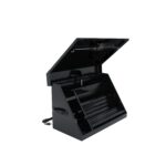 DeWalt - Caja de herramientas triangular de 30" x 15", acero, color negro