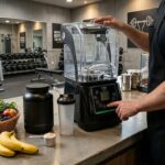 Restaurantware -Hi Tek Licuadora comercial de 3 HP, 1 licuadora de alta resistencia de velocidad variable - Tarro Tritan