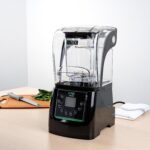 Restaurantware -Hi Tek Licuadora comercial de 3 HP, 1 licuadora de alta resistencia de velocidad variable - Tarro Tritan
