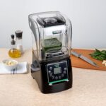 Restaurantware -Hi Tek Licuadora comercial de 3 HP, 1 licuadora de alta resistencia de velocidad variable - Tarro Tritan