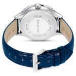 Reloj Swarovski Octea Moon 5677494 Correa de Piel Azul Caja de Acero Inoxidable 37 mm