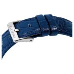 Reloj Swarovski Octea Moon 5677494 Correa de Piel Azul Caja de Acero Inoxidable 37 mm