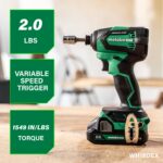 Metabo HPT Taladro Percutor Inalámbrico MultiVolt™ de 18V, Destornillador de Impacto, Sierra Recíproca, y Linterna Kit C
