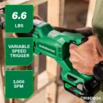 Metabo HPT Taladro Percutor Inalámbrico MultiVolt™ de 18V, Destornillador de Impacto, Sierra Recíproca, y Linterna Kit C