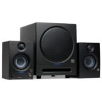 PreSonus Sistema de altavoces Bluetooth Eris 2.1 con subwoofer Eris 3.5 y Eris Sub 8BT Negro