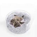 Cama para Mascotas The Licker Store CBD2000A Bette 20.75 x 20.75 pulgadas Acrílico Gris Claro Transparente