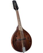 Kentucky KM-206 Deluxe A-Model Mandolina – Marrón satinado – Tapa de abeto macizo, parte trasera y laterales de arce, di