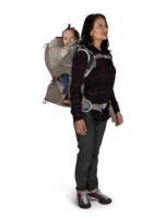 Portabebés Osprey Poco LT Mochila Ligera para Niño con Parasol UPF 50 Marco Plegable Color Hormigón Bronceado