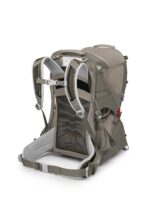 Portabebés Osprey Poco LT Mochila Ligera para Niño con Parasol UPF 50 Marco Plegable Color Hormigón Bronceado