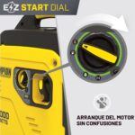 Generador Inversor Portátil Champion Power Equipment 100809 4000 Vatios CO Shield Amarillo