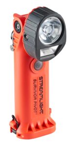 Streamlight 91830 Survivor Pivot 325-Lumen en ángulo recto articulado doble haz Spot & Flood LED linterna con kit de car