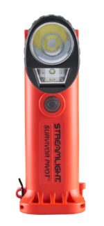 Streamlight 91830 Survivor Pivot 325-Lumen en ángulo recto articulado doble haz Spot & Flood LED linterna con kit de car