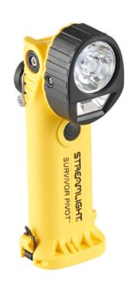 Streamlight 91831 Survivor Pivot 325-Lumen en ángulo recto articulado doble haz Spot & Flood LED linterna con kit de car