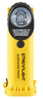 Streamlight 91831 Survivor Pivot 325-Lumen en ángulo recto articulado doble haz Spot & Flood LED linterna con kit de car