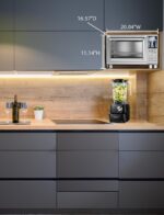 Nuwave Bravo XL Pro - Horno tostador con freidora de aire con combo de parrilla, nuevo sistema de convección ultrarrápid