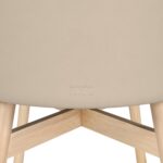 Cuna Cápsula Babyletto x Gathre M26834GMLB Piel Vegana Mijo Ovalada