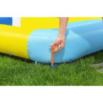 Parque Acuático Inflable Bestway Beach Blast 53482E 14 pies 9 pulgadas x 11 pies 2 pulgadas x 8 pies 3 pulgadas Multicol
