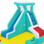 Parque Acuático Inflable Bestway Beach Blast 53482E 14 pies 9 pulgadas x 11 pies 2 pulgadas x 8 pies 3 pulgadas Multicol