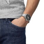 Reloj Tissot Seastar 1000 Powermatic 80 T1208071105100 40mm Acero Inoxidable Esfera Negra