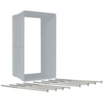 Puerta para Mascotas Ideal Pet Products Ruff-Weather Serie Designer con Kit de Instalación de Pared Súper Grande Solapa