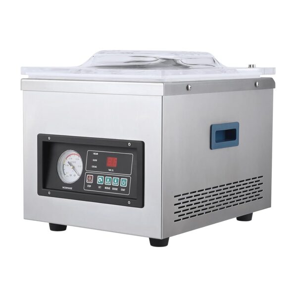 GarveeHome Máquina selladora al vacío de cámara, 12 pulgadas, velocidad de bomba de 6.5 m³/h, excelente efecto de sellad