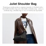 Bolso de Hombro Coach Juliet CR981 B4BK Cuero Negro