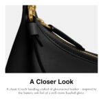 Bolso de Hombro Coach Juliet CR981 B4BK Cuero Negro