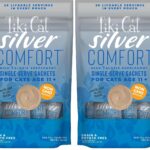 Mousse Tiki Cat Silver Comfort Pollo e Hígado de Pollo para Gatos Mayores Paquete de 16 Bolsitas de 5.6 Onzas
