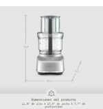 Breville BFP638 Paradice - Procesador y cortador de alimentos de 9 tazas, pequeño, acero inoxidable cepillado