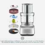 Breville BFP638 Paradice - Procesador y cortador de alimentos de 9 tazas, pequeño, acero inoxidable cepillado