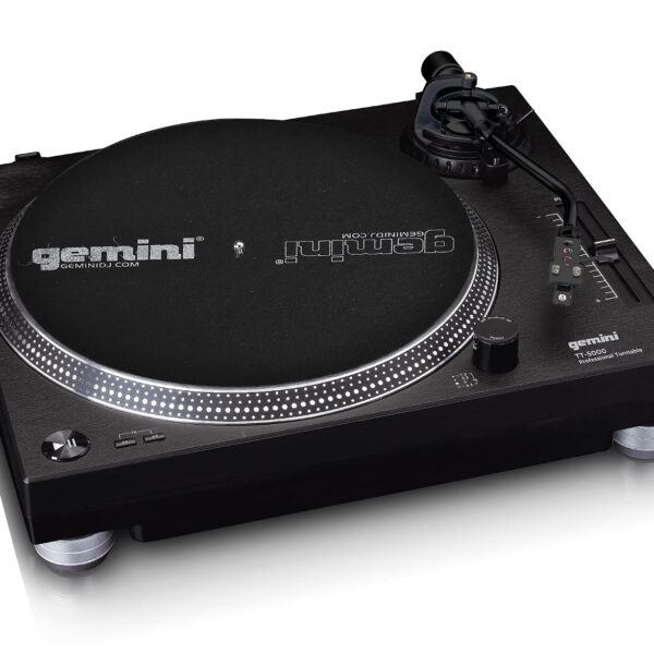 Gemini - Tocadiscos de accionamiento directo, 3 velocidades, grabación USB y preamplificador (TT-5000) | Direct-drive tu