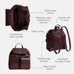 Mochila COACH Crosby 28 Cuero Merlot Mujer Tamaño Único